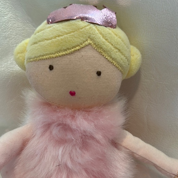 FAO Schwarz Pink and White Stuffed Animal Plush Doll - Picture 5 of 5